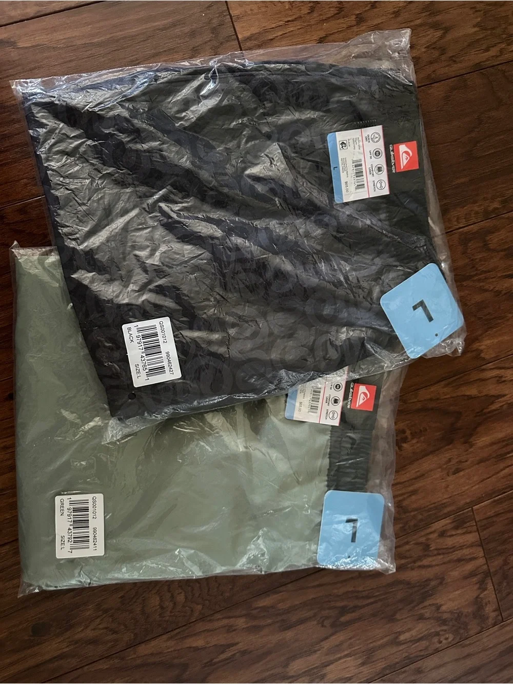 Quiksilver Men’s Swim Trunks in Black and Olive